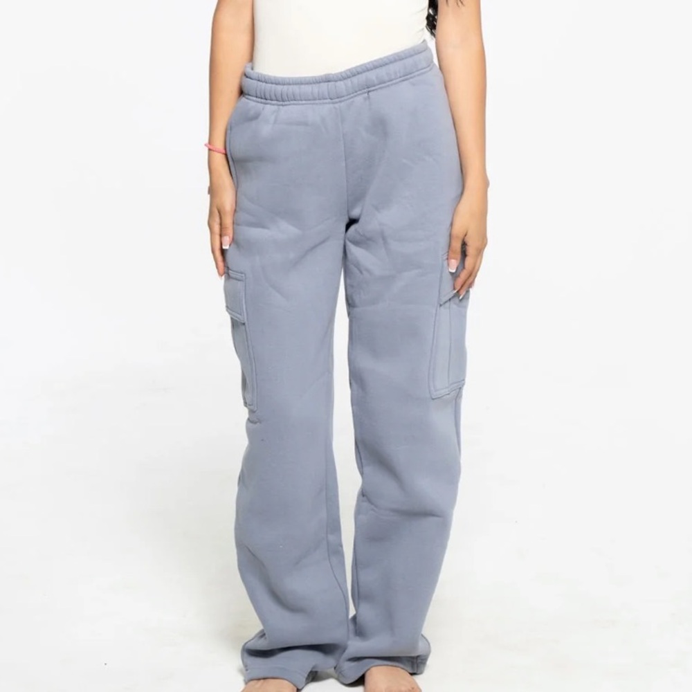 Mary’s Boutique Blue Cargo Sweatpants
